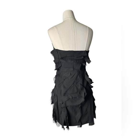 ZARA - Tulle Black Mini Dress - Picture 5 of 7